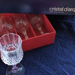 Lead Crystal Wine Glass Set